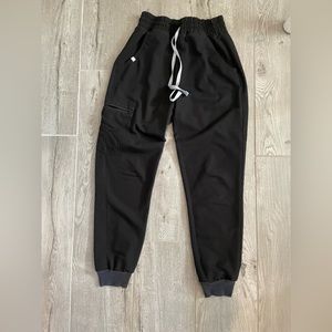 Black high wasted zamora jogger scrub pants XSP